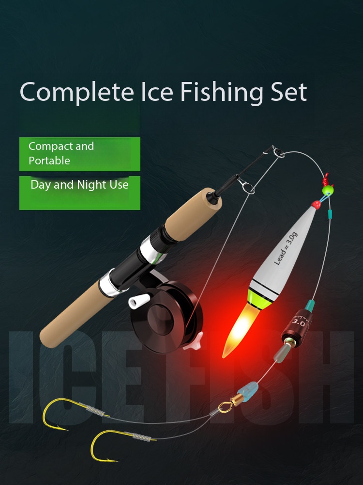 Ice Fishing Line - New Ice Fishing Rod Ultra Short