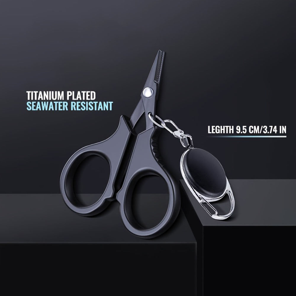 1set Titanium Coating Stainles - đánh giá và giá Fishing Line Cutter